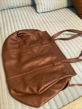 J. Jill Brown Leather Tote
